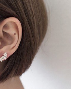 플라워 부케 바벨 피어싱