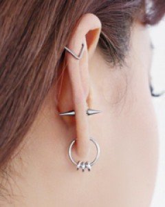 써지컬 피어싱 샤프 훼이크 익스펜더 피어싱