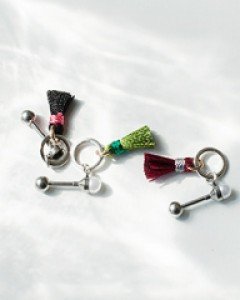 컬러 태슬 쥬얼리 바벨 피어싱