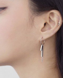 써지컬 피어싱 체인 스틱 링피어싱