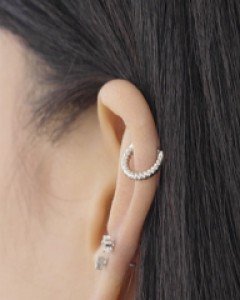 하프 써클 클리커 피어싱