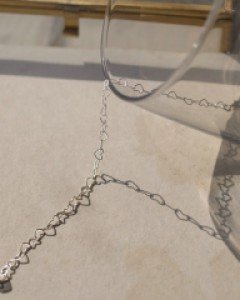 [925실버] 미니 하트 체인 팔찌