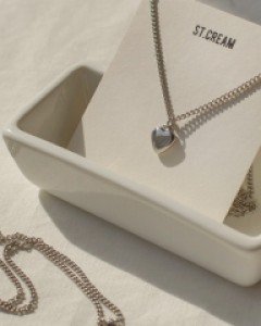 [써지컬스틸] 플랫 팬던트 목걸이