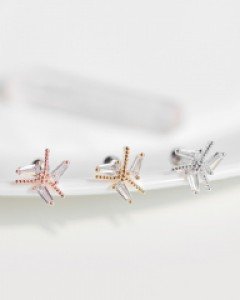 도트 라인 바람개비 바벨 피어싱