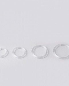투명 슬릿 링 피어싱 [두께0.8-1.6mm]