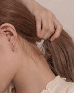 윈터 드림캐쳐 언발 귀걸이