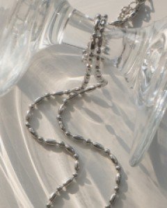 [써지컬스틸] 미니 볼 믹스 스틸 목걸이