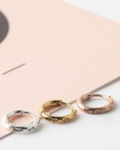써지컬 피어싱 글로시 컷팅 원터치 링피어싱 [두께2mm]