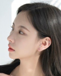 오로라 하트 크로스 쥬얼리 바벨 피어싱