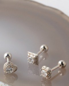 925실버 피어싱 레이스 미니 볼피어싱