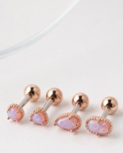 믹스 아이콘 오팔 바벨 피어싱