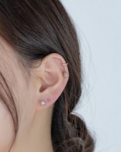 밀키 우주선 바벨 피어싱