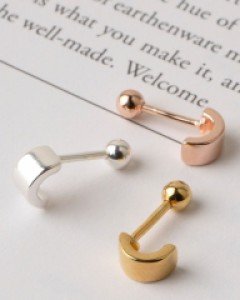925실버 피어싱 구름다리 볼피어싱