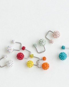 컬러 큐빅볼 ㄷ 투볼링 피어싱_(1)