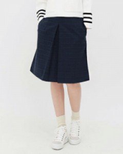 SOU-클래식 체크 스커트