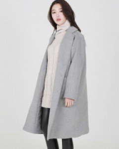 SOU-투버튼 일자코트