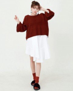 SOU-언발 프릴 원피스