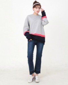 SOU-스트레이트 데님팬츠
