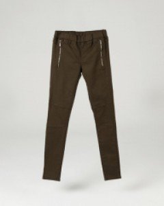 SOU-지퍼 포켓스키니_카키