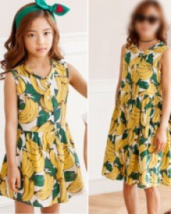 OIL-바나나원피스/맘스타일