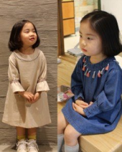 OCK-봉봉데님원피스 봄원피스 여아원피스 아동원피스