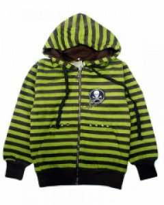 SMS-스트라이프집업후드