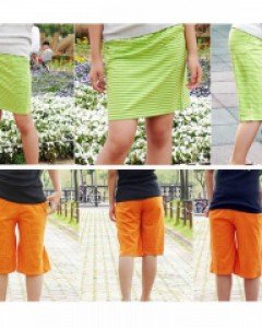 SMS-스트라이프바지 치마