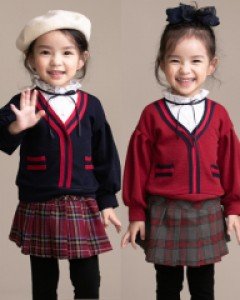 BCC-캔디가디건티 체크치렝스