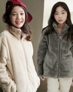 페이크퍼집업자켓(BRS)