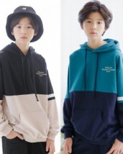 배색후드티(OSJ) 쥬니어