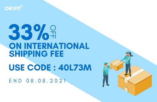 40L73M : 33% OFF ON INTERNATIONAL SHIPPING FEE
