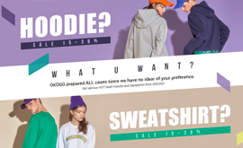 Hoodie? Sweatshirt? What u want?