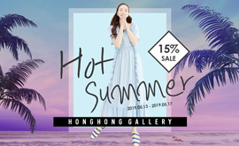 HONGHONG GALLERY Hot Summer 15% Off Sale