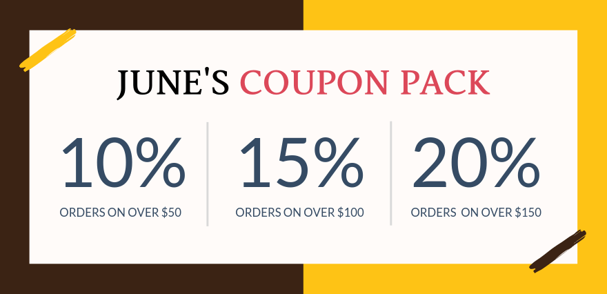 JUNE'S COUPON PACK