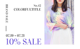 WEEKEND BRAND SALE : NO. 42 COLORFULTITLE
