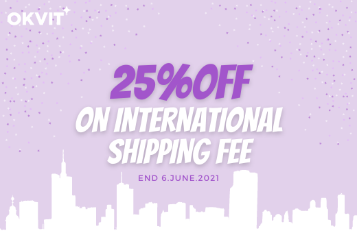 25TOSHIP : 25% OFF ON INTERNATIONAL SHIPPING FEE