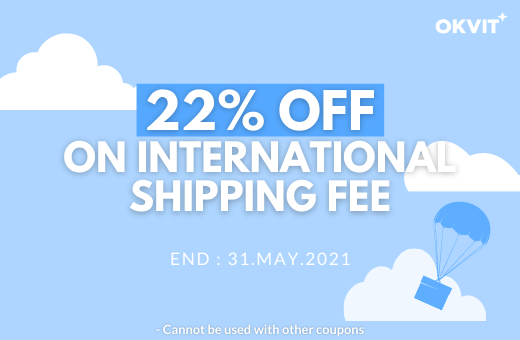 22SHIPPING : 22% OFF ON INTERNATIONAL SHIPPING FEE