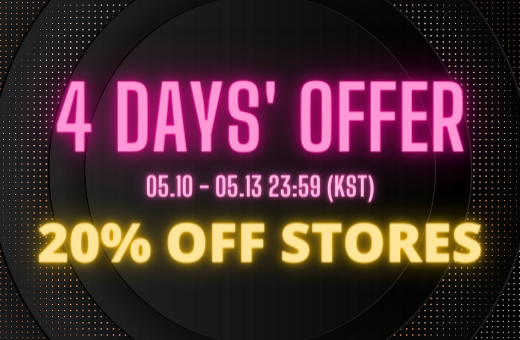 20% OFF : 4 DAYS OFFER