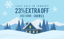 LET IT GO 23% EXTRA OFF $100+, CODE : SNOW23