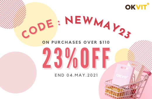 NEWMAY23 : 23% OFF ON PURCHASES OVER $110