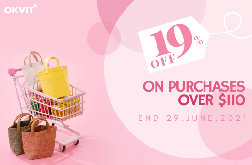 L19J110 : 19% OFF ON PURCHASES OVER $110