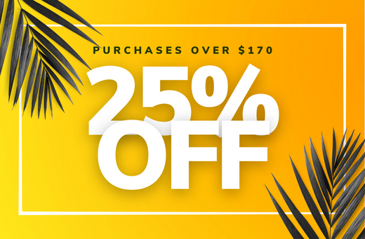 Summer BIG OFFER : 25% OFF