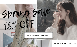 EVERYTHING 18% OFF, USE CODE : CODE18
