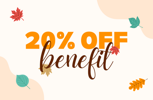 Welcome November! 20% OFF Benefit