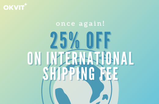 SHIPPING25 : 25% OFF ON INTERNATIONAL SHIPPING FEE