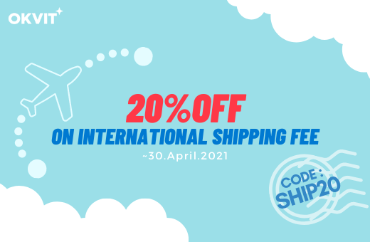 SHIP20 : 20% OFF ON INTERNATIONAL SHIPPING FEE