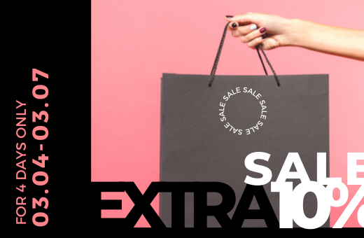 EXTRA 10% SALE : TIME-LIMITED PROMOTION
