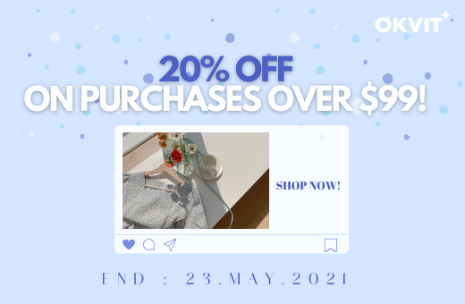 BUYING20 : 20% OFF ON PURCHASES OVER $99