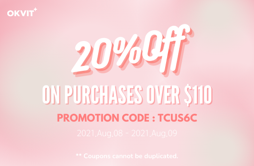 TCUS6C : 20% OFF ON PURCHASES OVER $110